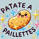 Icône de Patate a pailletes