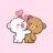 Icône de 🐻 Milk & Mocha Emojis ✧ Emotes ✧ Stickers ✧ Social ✧ Gaming ✧